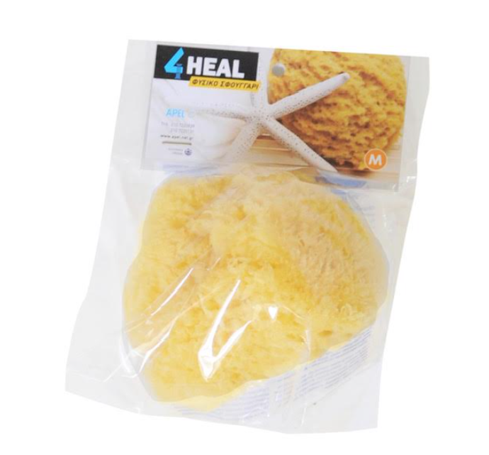 4HEAL Σφουγγάρι Φυσικό Medium 4HEAL 60001 - 4HEAL - 60001